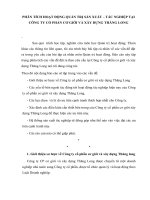 Phân tích hoạt động quản trị sản xuất – tác nghiệp tại công ty cổ phần cơ giới và xây dựng thăng long 