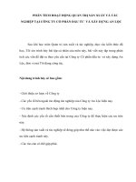 Phân tích hoạt động quản trị sản xuất và tác nghiệp tại công ty cổ phần đầu tư  và xây dựng an lộc 