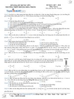 Hướng dẫn giải chi tiết đề vật lý 2018 (31) 