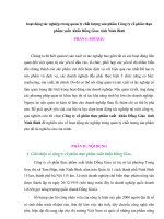 hoạt động tác nghiệp trong quản lý chất lượng sản phẩm công ty cổ phần thực phẩm xuất  khẩu đồng giao  tỉnh ninh bình 