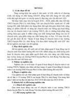 Quản lý hoạt động tổ chuyên môn ở các trường THCS huyện phù cừ, tỉnh hưng yên theo định hướng đổi mới giáo dục (tt) 