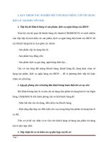 QUY TRÌNH tác NGHIỆP đối với HOẠT ĐỘNG cấp tín DỤNG bán lẻ tại BIDV yên bái 