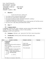 GIAO AN TIENG ANH 7 english 7 UNIT 12  SECTION b b23