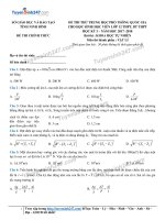 Hướng dẫn giải chi tiết đề vật lý 2018 (15) 