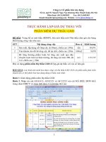 Hướng dẫn thực hành lập giá dự thầu bằng phần mềm G8