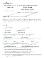 Hướng dẫn giải chi tiết đề vật lý 2018 (1) 