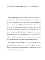 MÔ tả và PHÂN TÍCH QUY TRÌNH CUNG cấp vật LIỆU xây DỰNG 