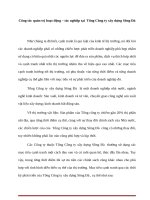 Công tác quản trị hoạt động – tác nghiệp tại  tổng công ty xây dựng sông đà 