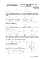 Đề thi thử THPT Quốc Gia 2018 môn Toán trường THPT Lương Phú – Thái Nguyên