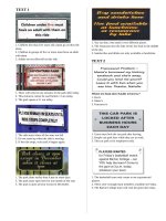 35 bài đọc quảng cáo, biển báo thi b1