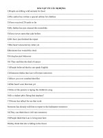 Câu bị động tiếng anh B1