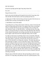 BÀI THU HOẠCH học nghị quyết