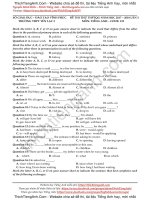 Đề thi thử Tiếng Anh THPT Quốc Gia năm 2018 trường THPT Yên Lạc 2 – Vĩnh Phúc lần 3