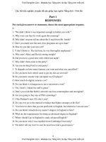 Câu hỏi trắc nghiệm chuyên đề câu ghép hợp nghĩa Tiếng Anh – Vĩnh Bá