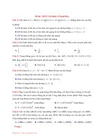 ĐỀ THI THỬ TOÁN  THPT 2018 YÊN ĐỊNH THANH HÓA