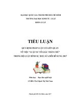 như ̃ ng quy đi ̣ nh pha ́ p luâ ̣ t co ́ liên quan về  luâ  t sư tô ́  gia ́ c thân chu ̉ theo Bô ̣  luâ ̣ t Hình sự 2015, sư ̉ a đô ̉ i, bô ̉  sung 2017