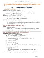 Trac nghiem toan 12  chu de ham so (lâm 2018)