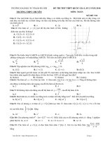 Đề thi thử môn toán THPT chuyên quốc gia 2018 sư phạm hà nội