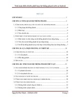 Tính toán hệ thống phanh trên xe Hybrid