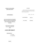 Quản lý tài nguyên nước dựa vào cộng đồng nghiên cứu sự tham gia của cộng đồng trong quản lý tài nguyên nước tại hồ thác bà, tỉnh yên bái 