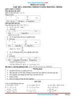 Tài Liệu Ôn Tập Toán 10 Học Kỳ 2 Theo Từng Chủ Đề