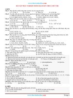 Bài tập trắc nghiệm nhóm halogen theo 4 mức độ có đáp án