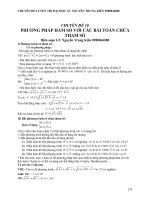 PHUONG PHAP HAM SO VA CAC BAI TOAN CO THAM SO 