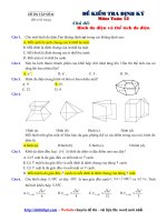 Khối đa diện và thể tích hình đa diện   đề số 02 kiểm tra định kỳ   thầy giáo lê bá bảo   file word doc 