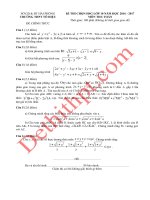 Đề thi HSG toán 10   năm 2016 2017   THPT tô hiệu   hải phòng   file word có lời giải chi tiết 