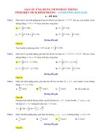 TÍCH PHÂN   44 câu ỨNG DỤNG TÍCH PHÂN TRONG TÍNH DIỆN TÍCH HÌNH PHẲNG – có HƯỚNG dẫn GIẢI 