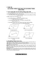 2 25 bài tập   2 ĐTHẲNG CHÉO NHAU và 2 ĐTHẲNG SONG SONG giải chi tiết 