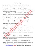 100 bài tập trắc nghiệm mặt cầu   mặt trụ   file word có đáp án 