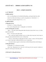 Chuyên đề và bài tập hóa hữu cơ 11 c6 hidrocacbon không no 