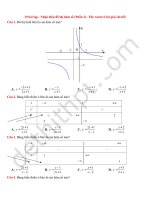 19 bài tập   nhận diện đồ thị hàm số (phần 3)   file word có lời giải chi tiết 