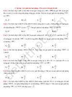 17 bài tập   góc giữa hai mặt phẳng   file word có lời giải chi tiết