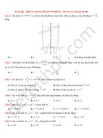 35 bài tập   kiểm tra chuyên đề hàm số (đề 01)   file word có lời giải chi tiết 