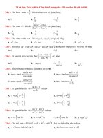 28 bài tập   trắc nghiệm công thức lượng giác   file word có lời giải chi tiết 