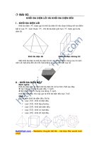 15 bài tập   KHỐI đa DIỆN lồi và KHỐI đa DIỆN đều   file word có lời giải chi tiết 