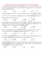 19 bài tập   khoảng cách giữa hai đường thẳng (dạng 2)   file word có lời giải chi tiết 