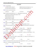 100 bài tập trắc nghiệm ôn tập phần thể tích   file word có đáp án 