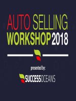 Ebook Auto Selling Workshop 2018  Hoàng Bá Tầu