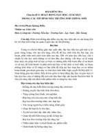 Bài thu hoạch chuyên đề 5