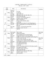 Chương trình khối 5 (tuần 32) 