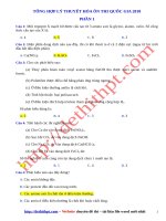 75 câu tổng hợp ôn thi lý thuyết hóa 2018 phần 1 