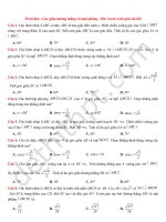 25 tài liệu   góc giữa đường thẳng và mặt phẳng   file word có lời giải chi tiết 