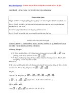 VECTO   ỨNG DỤNG VECTƠ  để GIẢI TOÁN HÌNH học (phương pháp giải + bài tập có lời giải) file word 