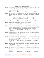 TỔ hợp xác SUẤT   150 bài tập trắc nghiệm tổ hợp   xác suất   file word 
