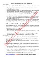 Đề thi olympic truyền thống 30 4 môn hóa học lớp 11 chuyên lê quý đôn bình định 