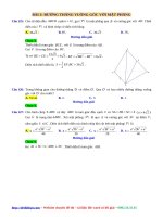 88 câu trắc nghiệm ĐƯỜNG THẲNG VUÔNG góc với mặt PHẲNG   có hướng dẫn giải 