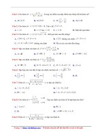 35 bài tập   đại cương về hàm số   file word có lời giải chi tiết 